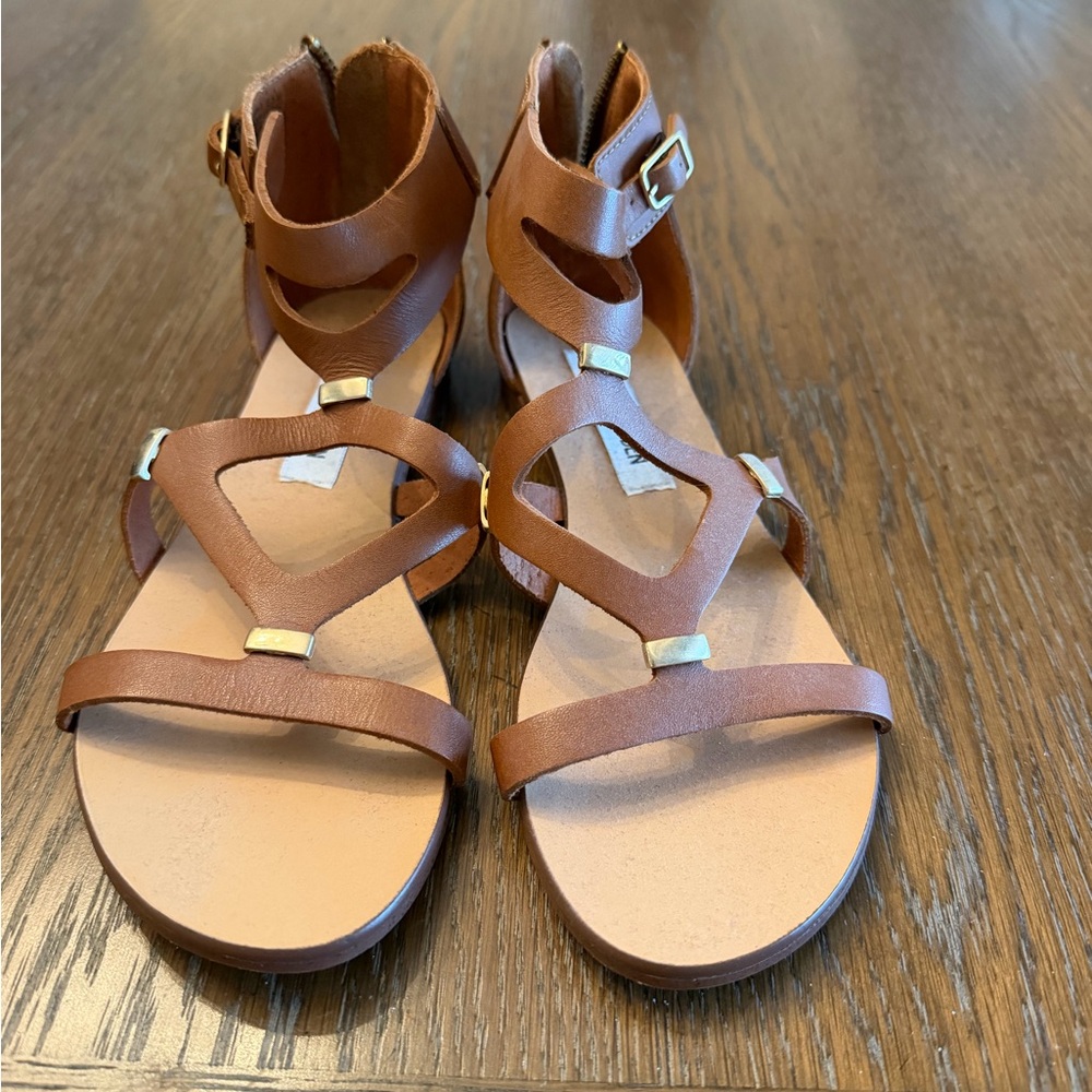Steve Madden Brown Strappy Sandals